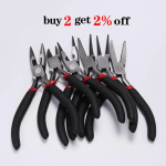 Ferronickel Carbon-Hardened Steel round Nose End Cutting Jewelry Pliers Tools DIY Equipment Pliers Fit Handcraft Beadwork Repair - Image 3