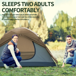 Inflatable Tents for Camping with Stove Jack, 4 Person Easy Setup Blow up Tents for 4 Seasons Waterproof Inflatable Air Tent,Glamping Tent House - Image 7