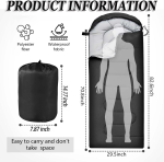 Sleeping Bag for Camping, Sleeping Bags for Adults | Soft, Thick and Warm, For Outdoor Camping, Travel, Hiking - Image 2