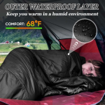 Sleeping Bag for Camping, Sleeping Bags for Adults | Soft, Thick and Warm, For Outdoor Camping, Travel, Hiking - Image 6