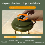 Retro Lamp Portable Camping Lantern USB Recharge Camping Tent Travel Light Vintage Outdoor Lighting Camping Equipment Flashlight - Image 4