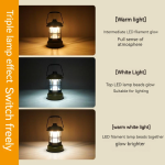 Retro Lamp Portable Camping Lantern USB Recharge Camping Tent Travel Light Vintage Outdoor Lighting Camping Equipment Flashlight - Image 7