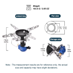 Outdoor Camping Gas Burner | Outdoor Stove 3300W with Igniter | Camping Equipment Portable Kitchen - Image 4