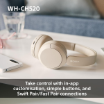 Sony WH-CH520 Wireless Bluetooth On-Ear Headphones - Image 9