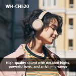 Sony WH-CH520 Wireless Bluetooth On-Ear Headphones - Image 5