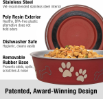 Dog Bowl Stainless Steel Dish - Image 2