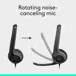 Logitech H390 Wired Headset - Image 4